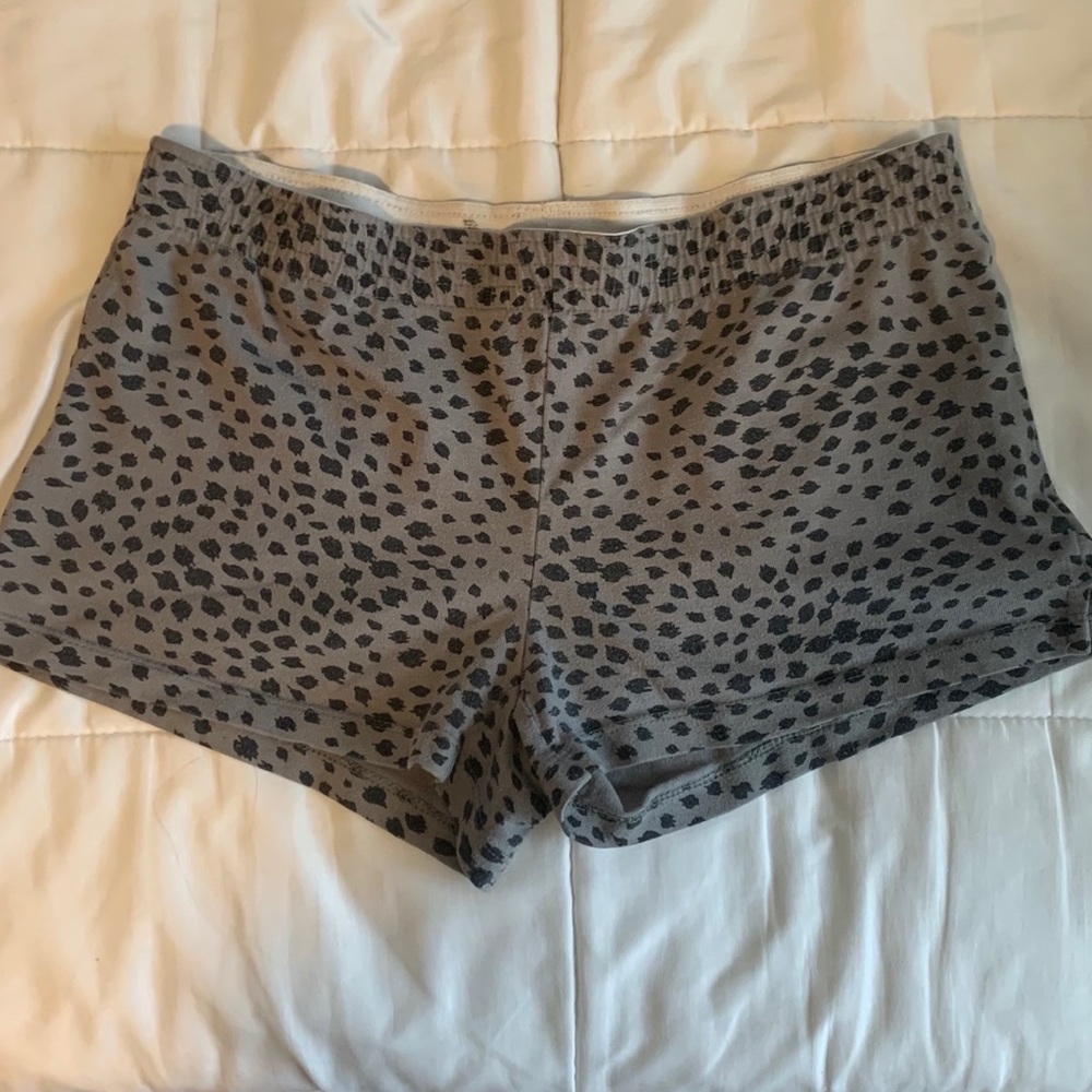 Leopard pajama shorts *SOLD ON DEPOP*